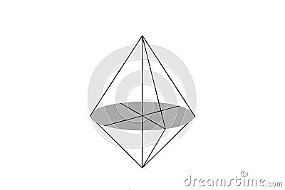 Trigonometry triangle proportion. Simple school study example scheme. Educational explanation drawing. Trigonometry Pythagorean Cartoon Illustration