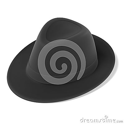 Trilby hat Stock Photo