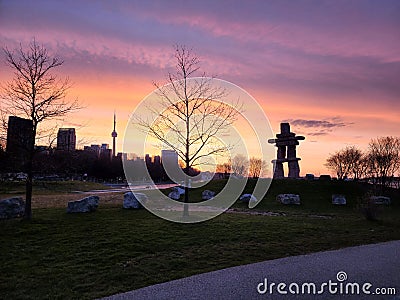 Trillium Park in Toronto Editorial Stock Photo