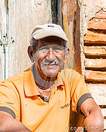 A typical view in Trinidad in Cuba Editorial Stock Photo