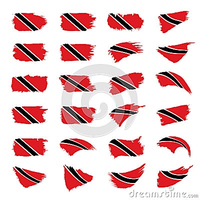 Trinidad and tobago flag, vector illustration Vector Illustration