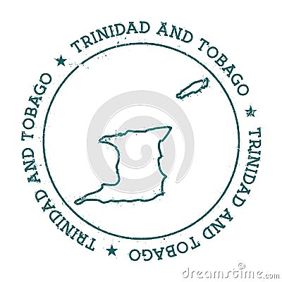 Trinidad and Tobago vector map. Vector Illustration