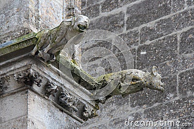 Trinity abbey - VendÃ´me - France Stock Photo