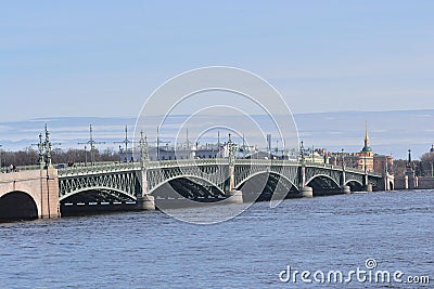 Trinity Bridge Stock Photo