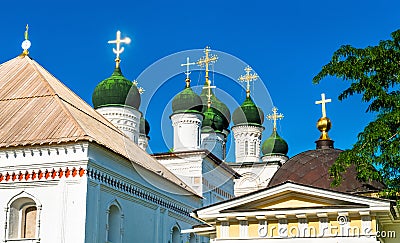 Trinity Cathedral of Astrakhan Kremlin in Russia Stock Photo