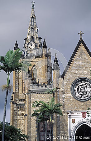 Trinity cathedral, Port of Spain, Trinidad. Stock Photo