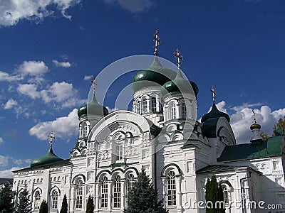 Trinity Cathedral of the Raifa mother of God monastery Stock Photo