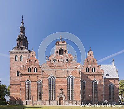 Trinity Church in Kristianstad Stock Photo