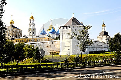 Trinity Lavra - Main Russian monastery Stock Photo