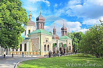 Trinity Monastery, Kyiv, Ukraine Editorial Stock Photo