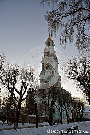 Trinity Sergius Lavra in Russia. Editorial Stock Photo