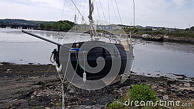 Trinity Smugglers Sloop Stock Photo