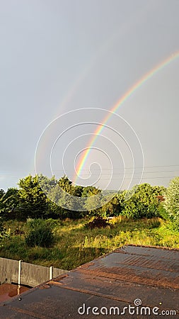 Triple rainbow - LDN Stock Photo