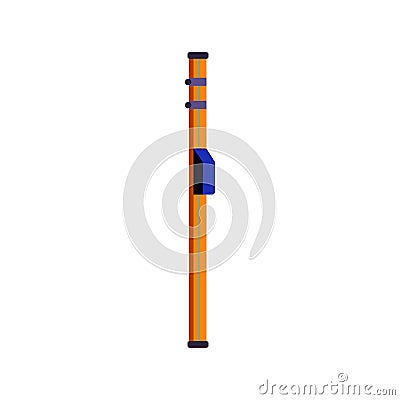 Tripod for installation of geodetic equipment, vector illustration isolated. Vector Illustration