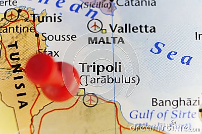 Tripoli capital city of Libia Stock Photo