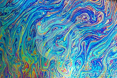 Trippy blue abstract background Stock Photo