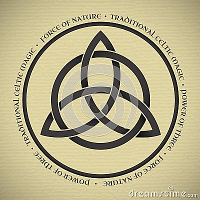 Triquetra symbol Vector Illustration