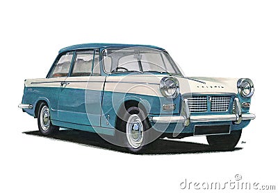 Triumph Herald Vitesse Editorial Stock Photo