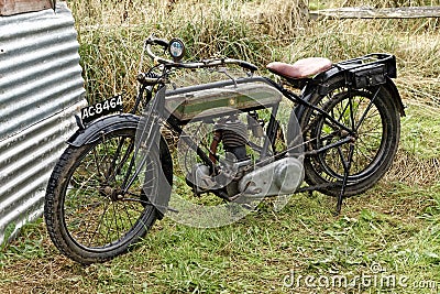 1915 Triumph Model H Army Despatch Motorcycle Editorial Stock Photo