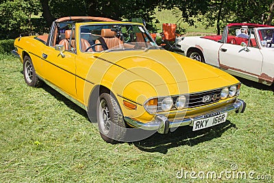 Triumph Stag Convertible Editorial Stock Photo