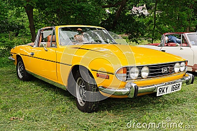 Triumph Stag Convertible Editorial Stock Photo