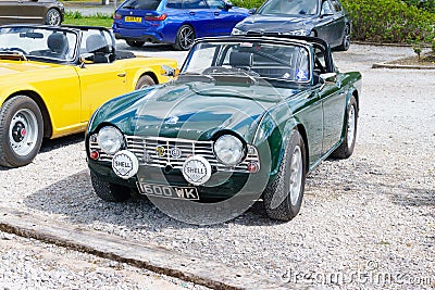 Triumph TR4 Convertible Editorial Stock Photo