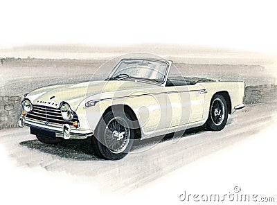 Triumph TR4 Editorial Stock Photo