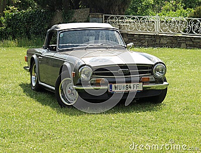 Triumph TR6 Editorial Stock Photo