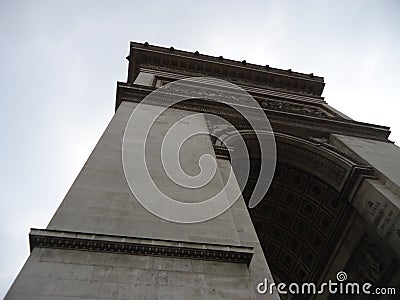 Triumphal Arc of the Star Stock Photo