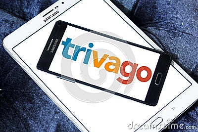 Trivago logo Editorial Stock Photo