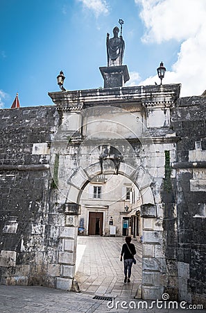 Trogir city, Croatia Editorial Stock Photo