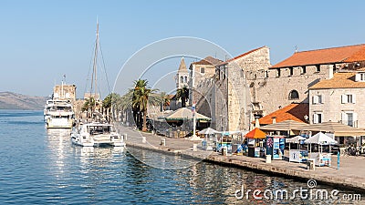 Trogir, Dalmatian coast, Split region, Croatia Editorial Stock Photo