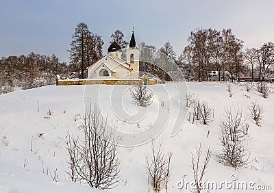 Troitsk church in Polenovo Stock Photo