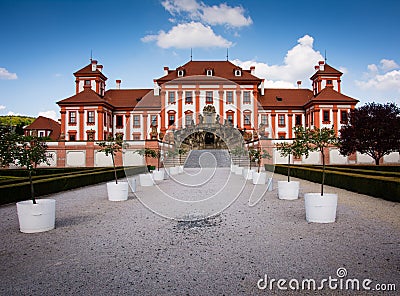 Troja castle in Prague Stock Photo