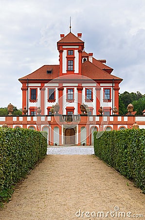 Troja Palace Stock Photo