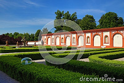 Troja Palace is a Baroque palace located in Troja, Prague's north-west borough (Czech Republic). Stock Photo