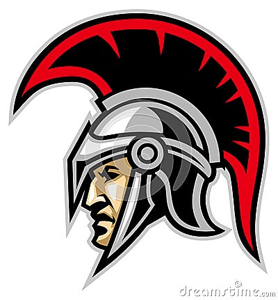 Trojan army mascot Vector Illustration