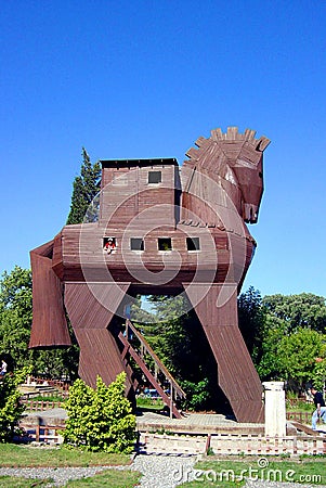 Trojan Horse Stock Photo