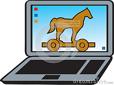 Trojan Horse Vector Illustration