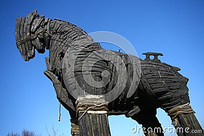 Trojan Horse Stock Photo