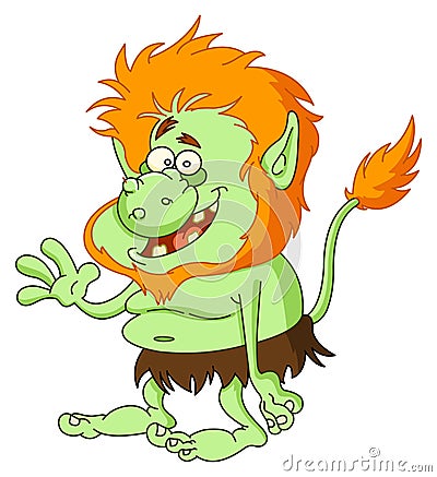 Troll Vector Illustration