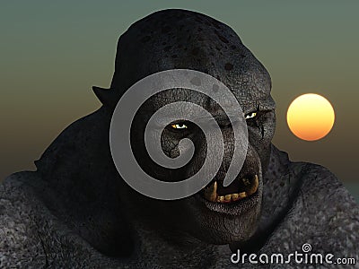 Troll portrait Stock Photo