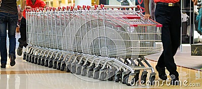 Trolleys Stock Photo