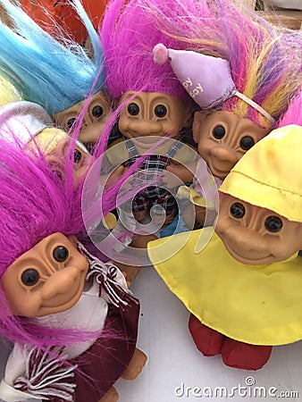 Trolls - Russ troll from USA Stock Photo