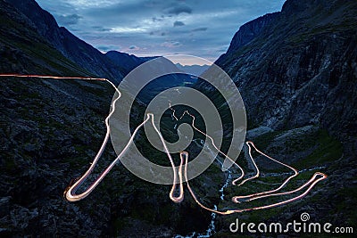 Trollstigen Norway Stock Photo