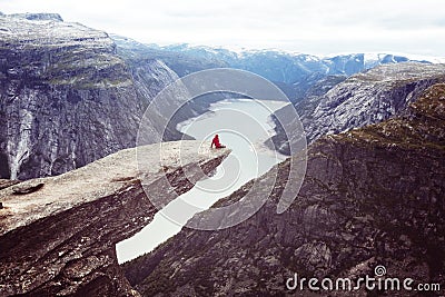 Trolltunga Stock Photo