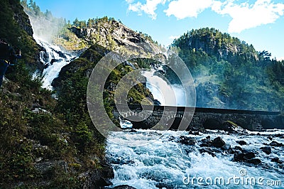 Trolltunga in Norway Stock Photo