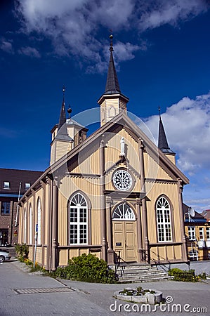 Tromso church Stock Photo