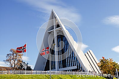 Tromso city Editorial Stock Photo