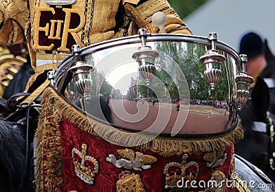 Trooping the Colour ceremony, London UK. Editorial Stock Photo